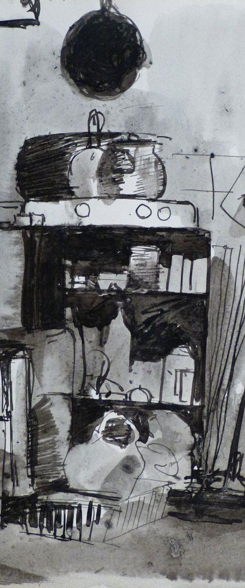 Still Life: Kitchen #9, 17x22 cm by Frederic Belaubre