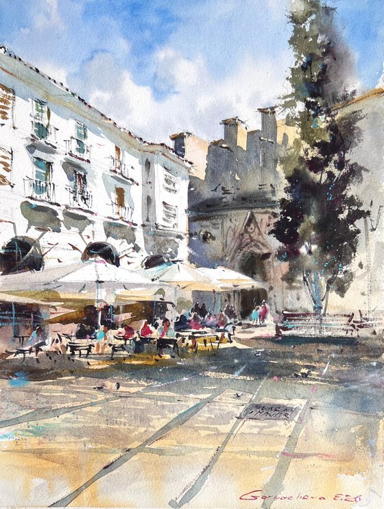 Sunlit Spanish Streets