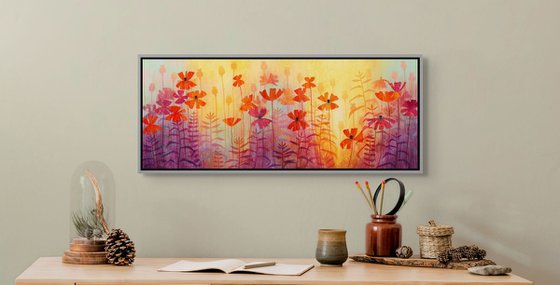 Poppies Bathed in Gold