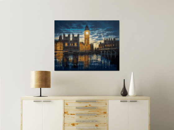 Big Ben As Night Falls