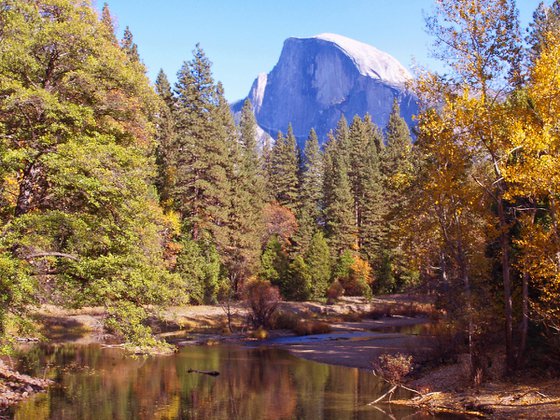 Half Dome and the Merced River