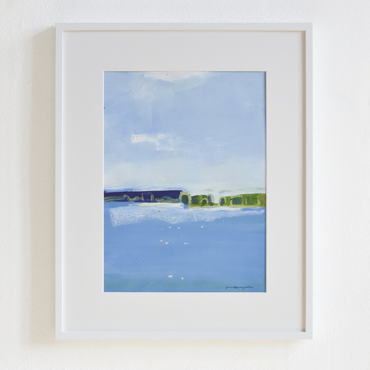 Impressionistic Landscape Painting By Igor Nekraha, 18 X 22, Summer Shine, Original Artwork