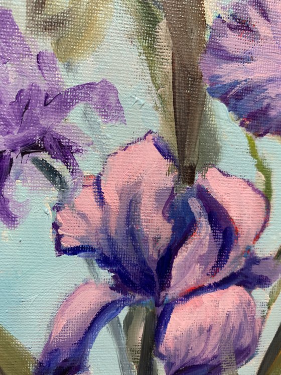 Irises.