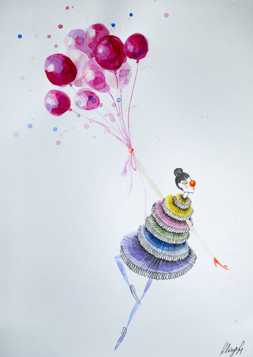 Birthday girl by Marina Kliug