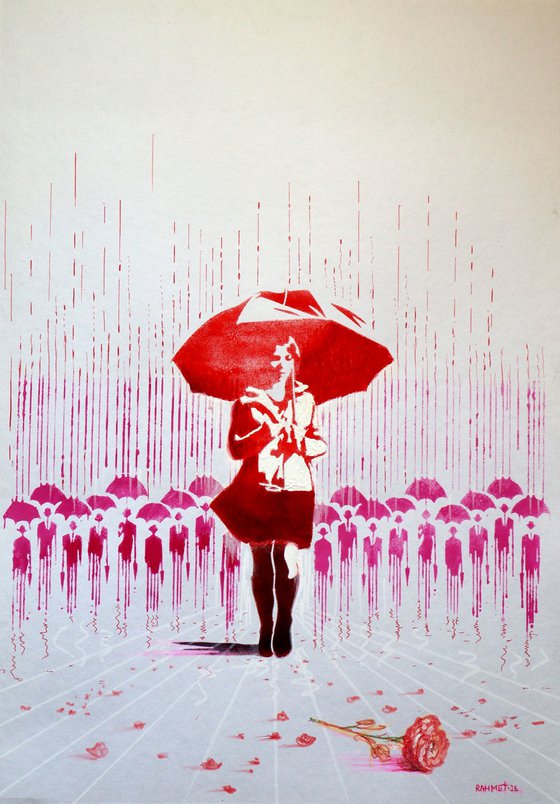 Fantasy with Flowers 336: paper 59x42cm