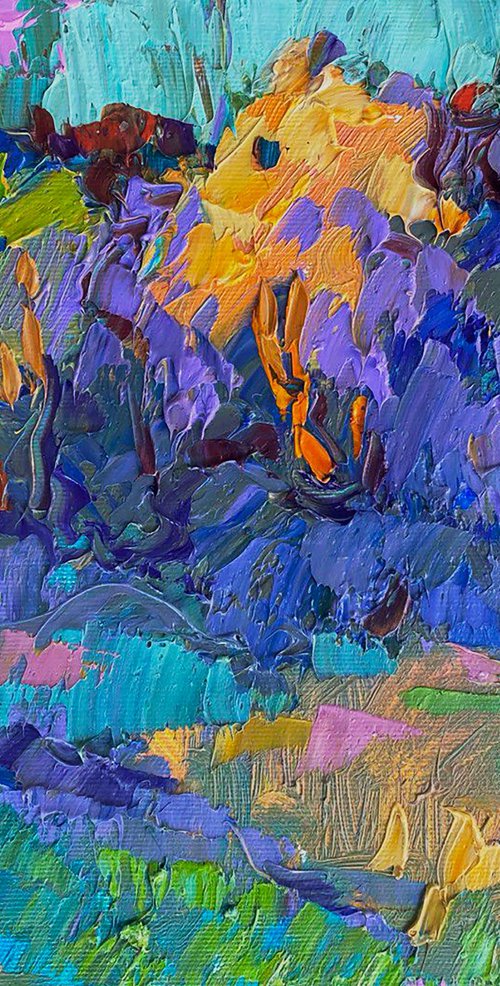 Evening Ray Behind the Trees by Kalenyuk Alex