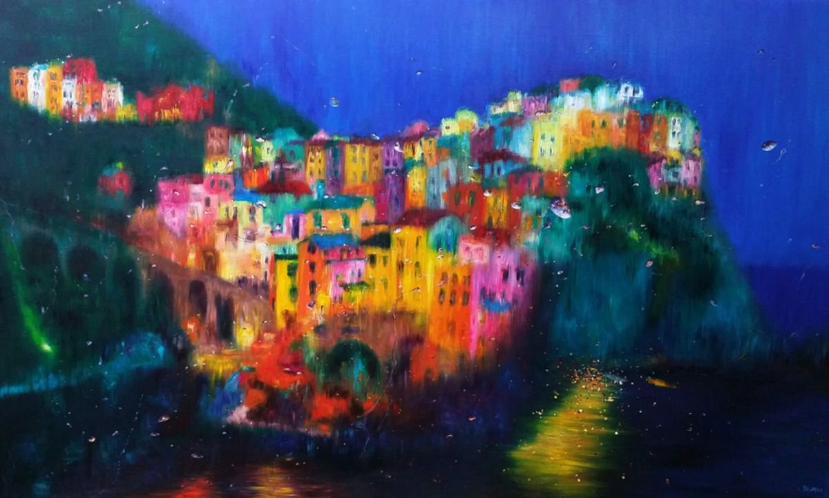 Dream of Being Water in Cinque Terre 1 by Yumee Bae