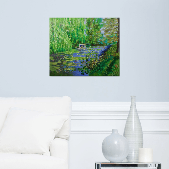 Monet water lily pond