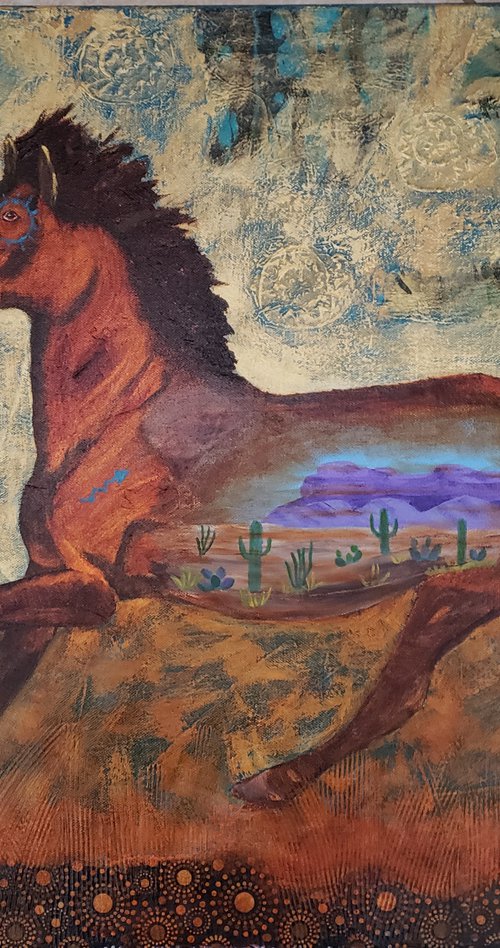"Arizona War Pony" by Cathy Maiorano