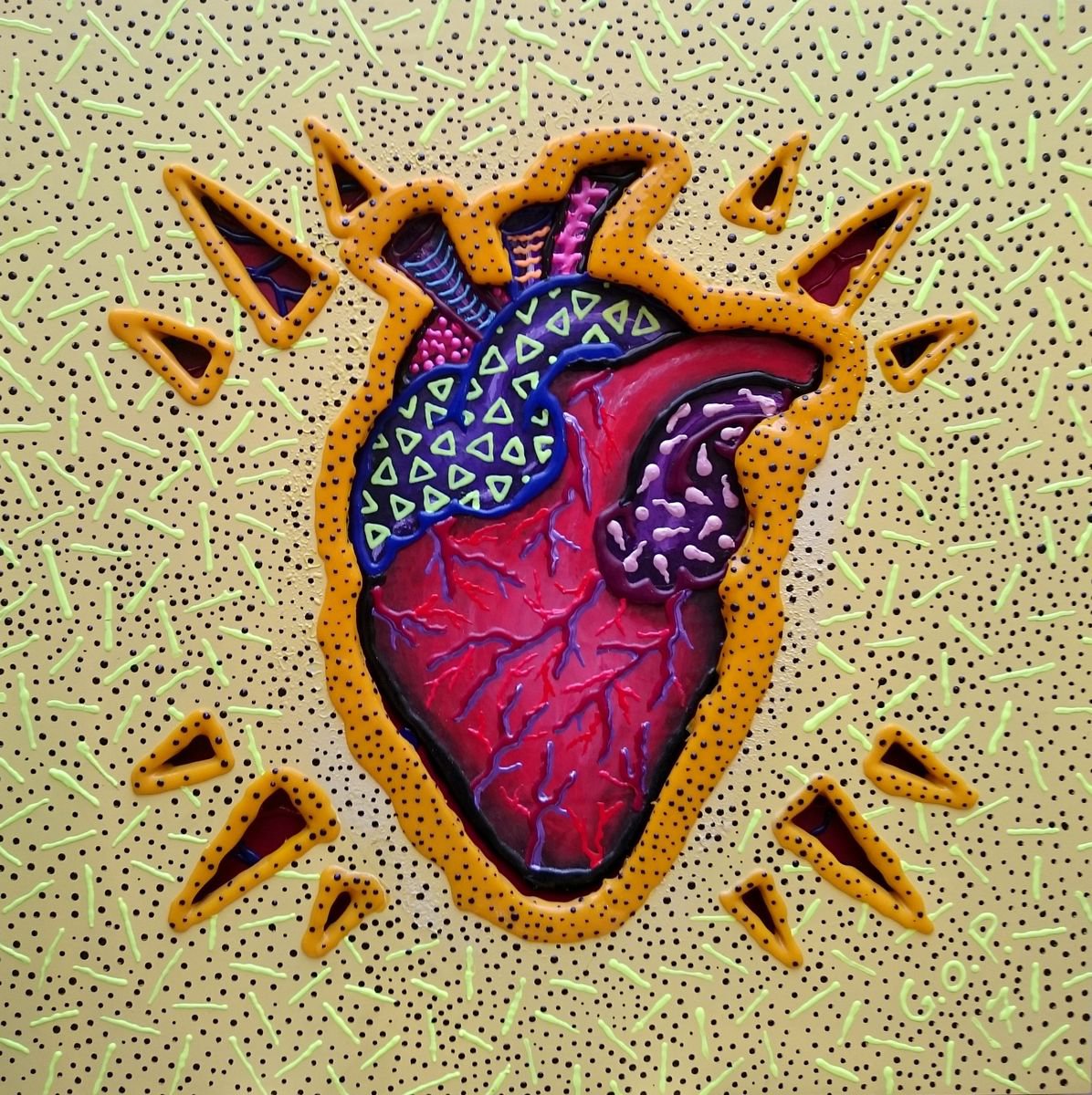 A Heart Is A Heart Is A Heart Is A Heart (Edition Yellow) by Karl G.o.P.