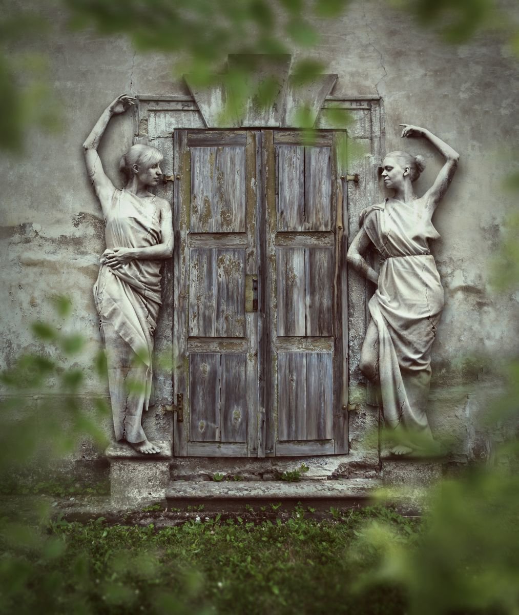 Fine Art Photography Print, Guards of Passage, Fantasy Giclee Print, Limited Edition of 10 by Zuzana Uhli?kova