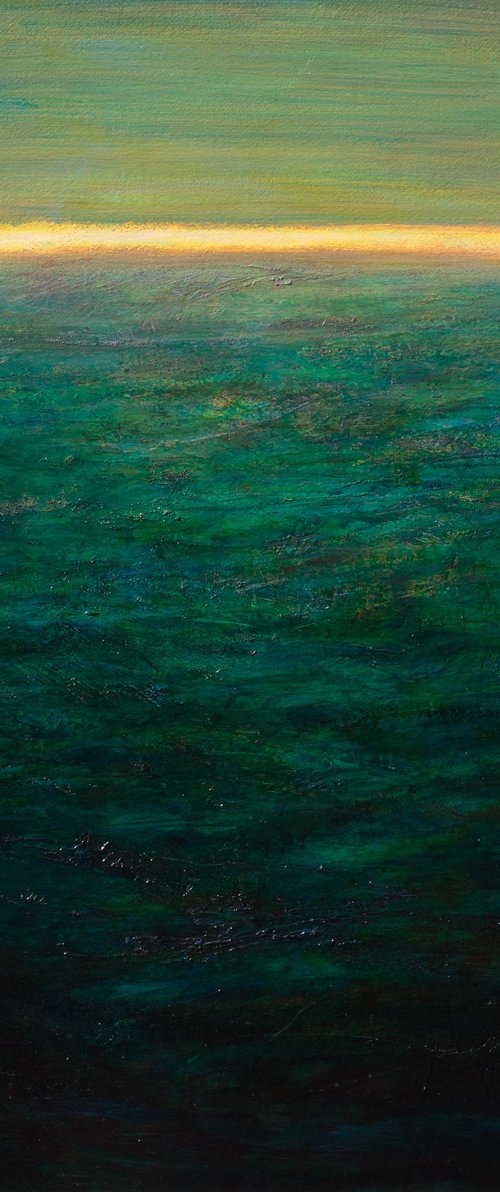 Ocean - oceanscape seascape waterscape abstract by Fabienne Monestier