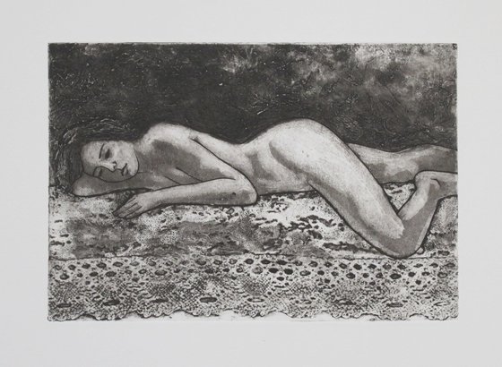 Reclining female nude