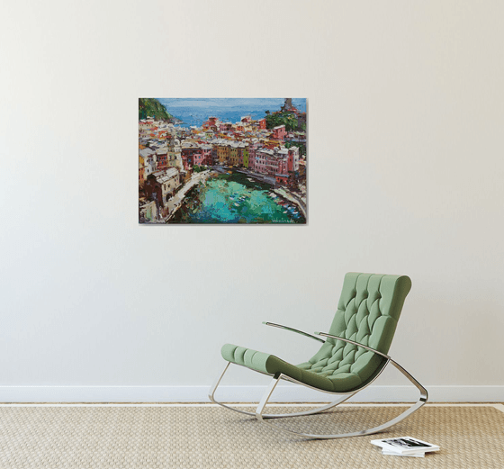 Italy - Original impasto landscape painting