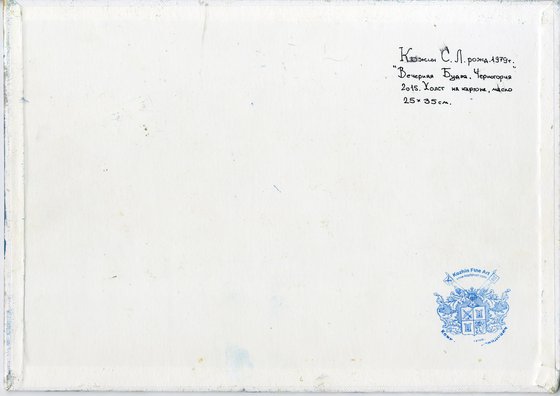 Evening Budva. Montenegro