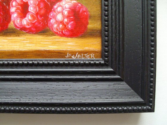 Raspberries and blueberry