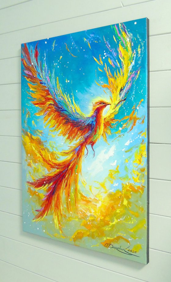 Phoenix. A Moment of Rebirth