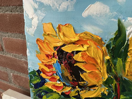Sunflowers landscape