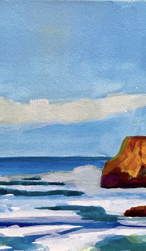 Smell the sea # 14 seascape by Padmaja Madhu