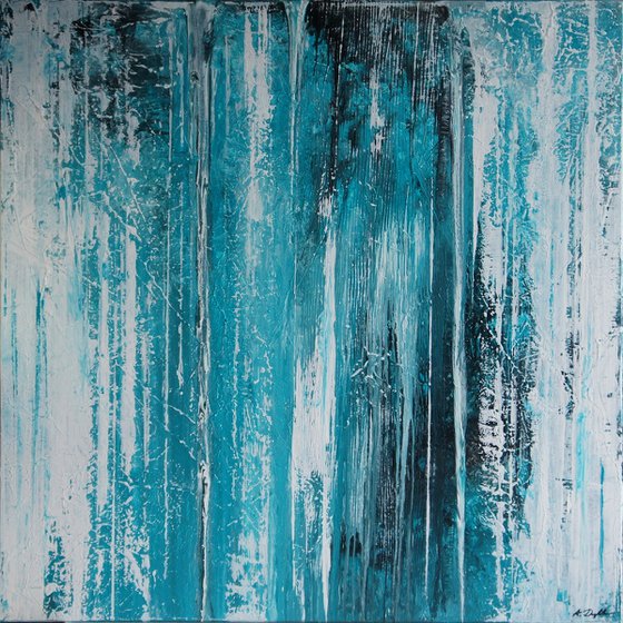 Amazonite Revealed II (100 x 100 cm) XXL (40 x 40 inches)