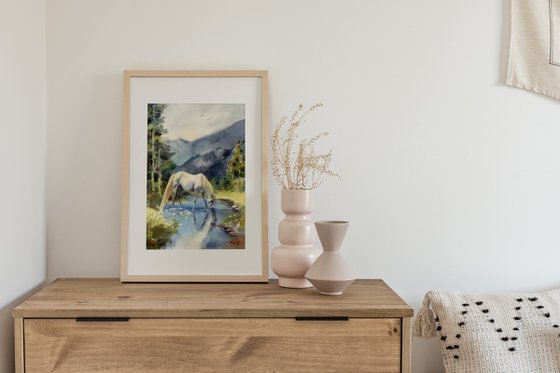 White Horse / Mountain Stream