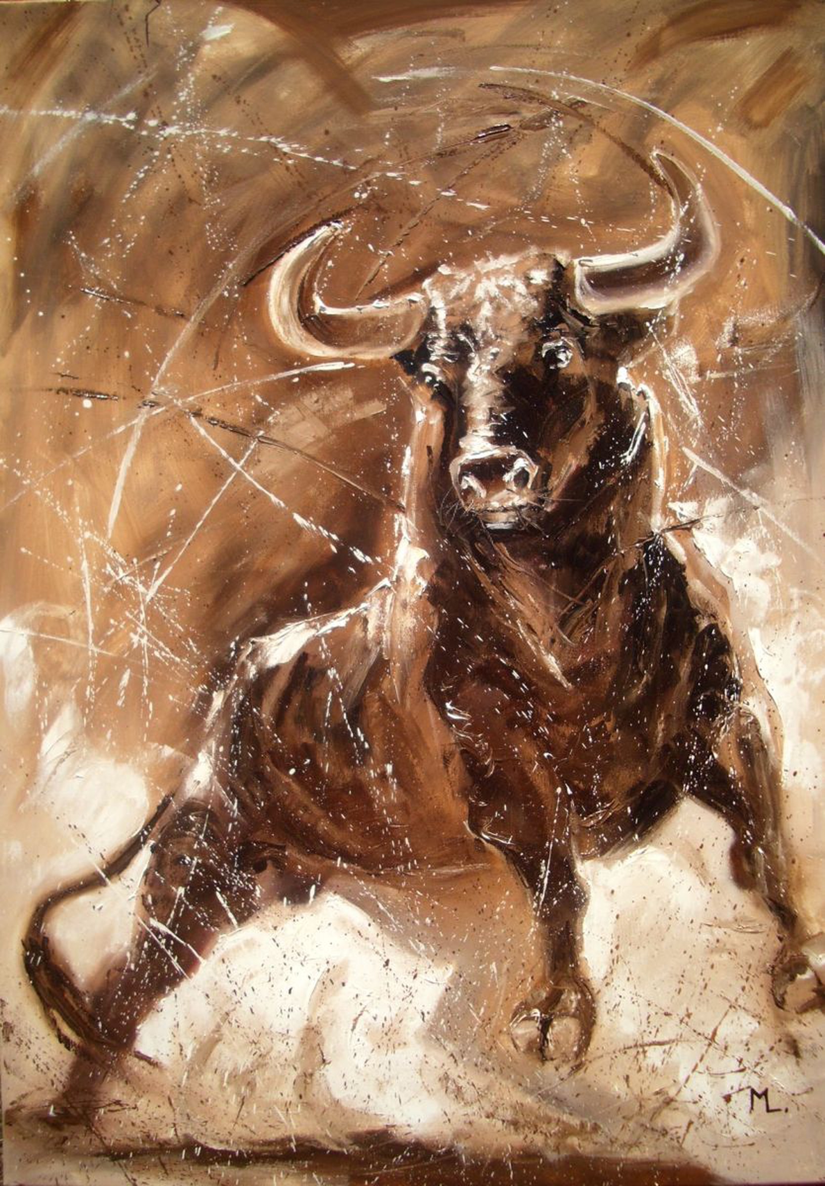The Fighting Warrior Large Format Orig Artfinder