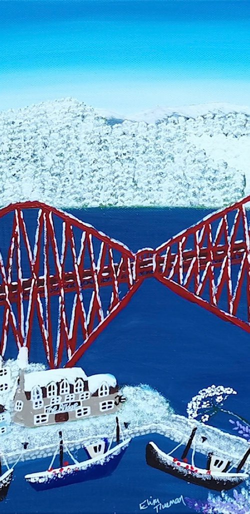 The Forth Rail Bridge, Scotland by Elisa Trueman