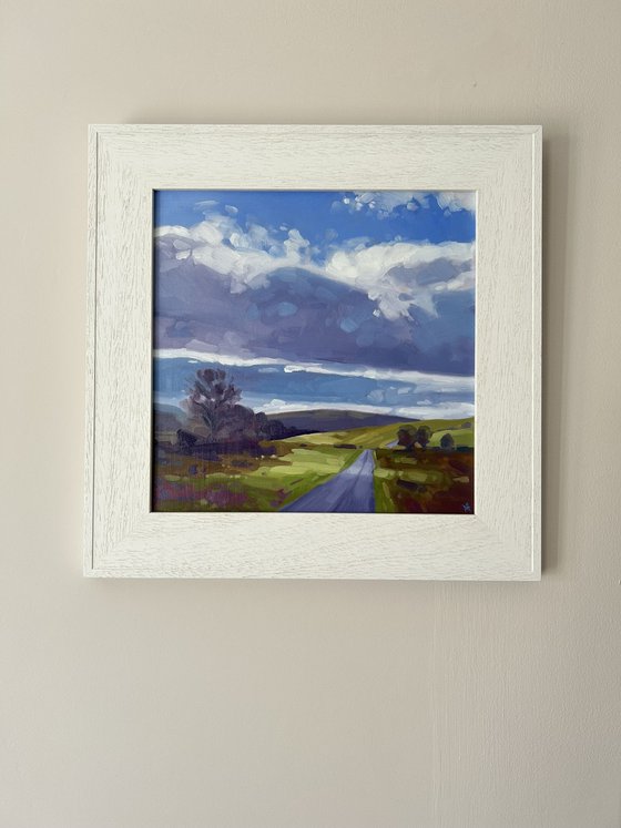 Mynydd Illtud Sunlit Road