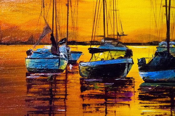 "SUNSET IN THE BAY"