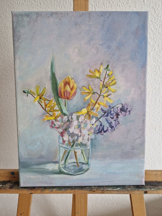 "Bouquet of spring flowers"