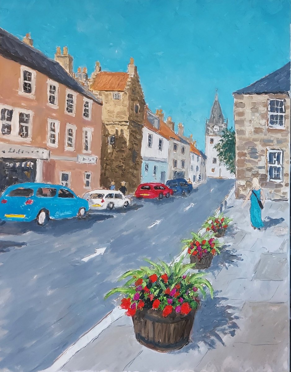 pittenweem high street by Colin Ross Jack