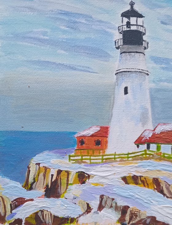 Red Roofs by the Sea