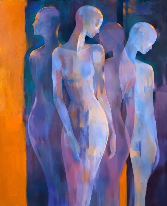 "Memory of Light" - Abstract Figures