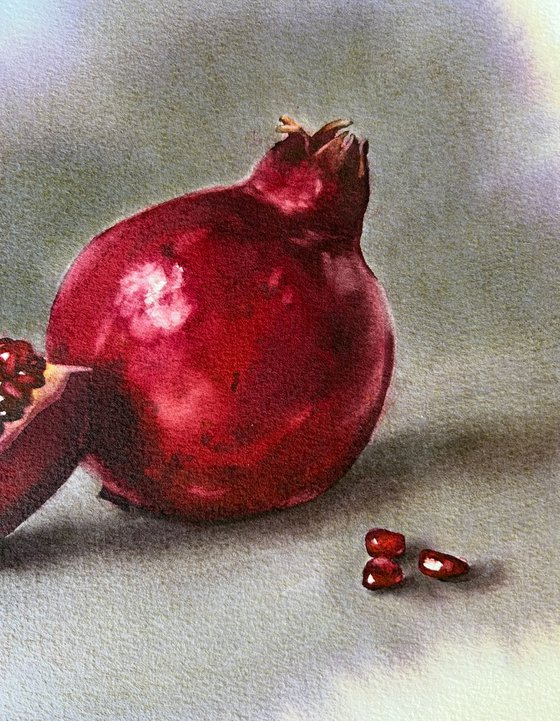 Pomegranate diptych
