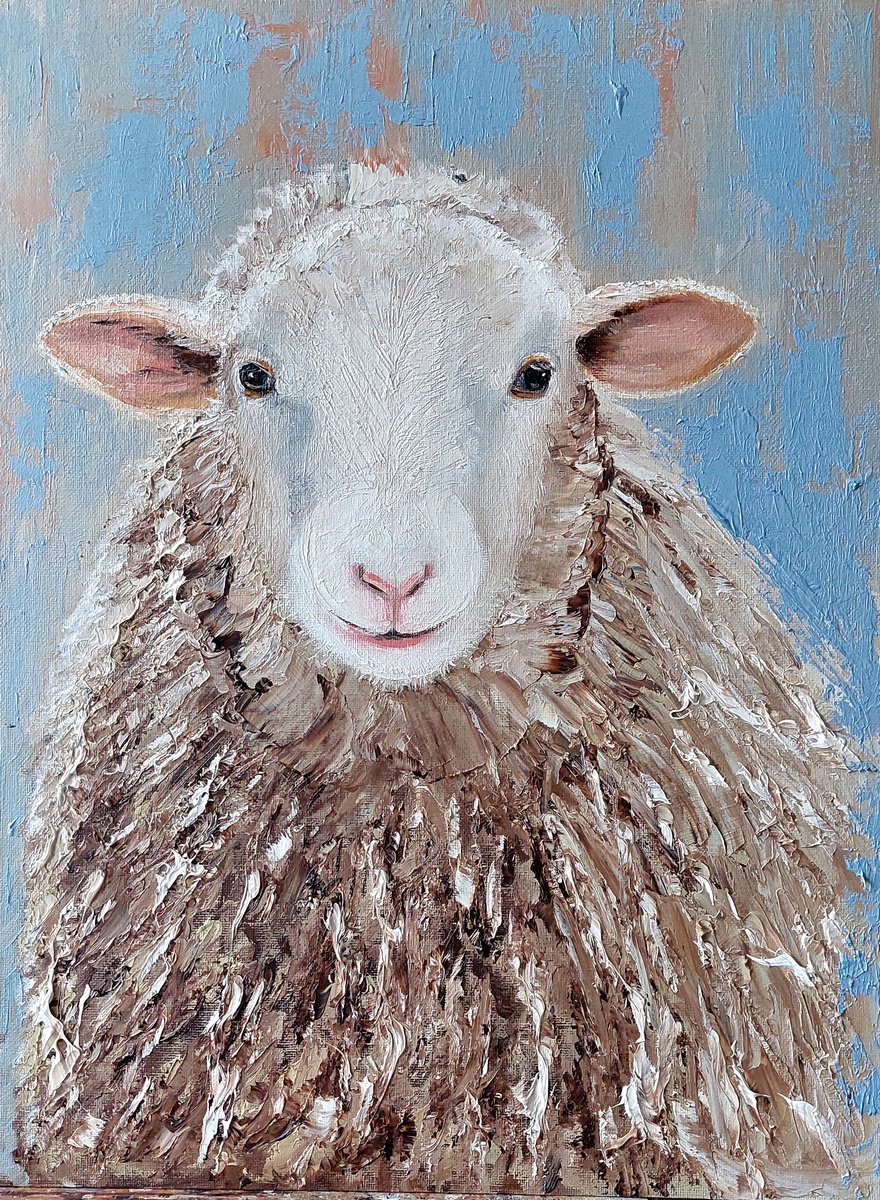 Gentle sheep by Ira Whittaker