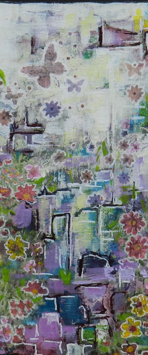 Ponchic the Rabbit on the Old Ruins by Galina Zimmatore