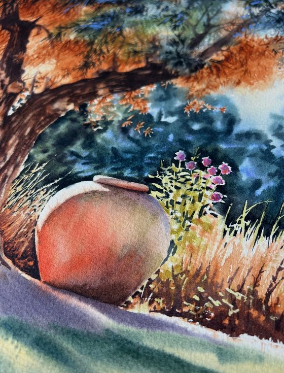 Sunny day landscape