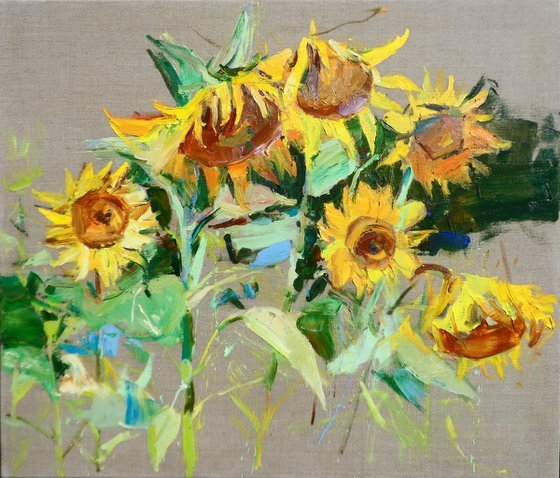 " Sunflowers "