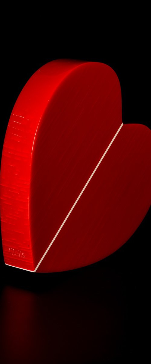 Full Heart (Red) by George Tilelis