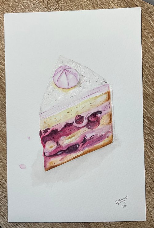 A slice of cake by Bethany Taylor