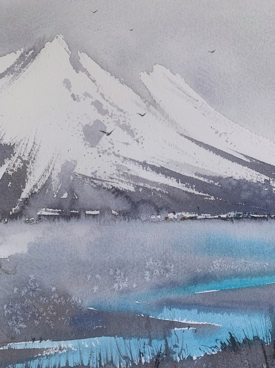 Stillness of Snow (Diptych)