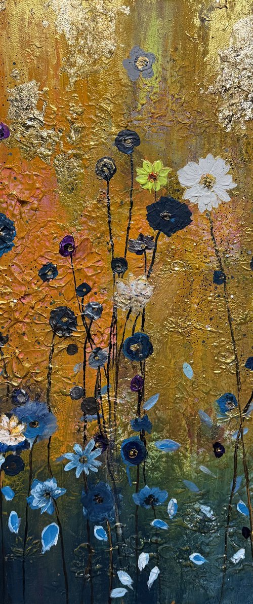 Sunset poppies by Henrieta Angel