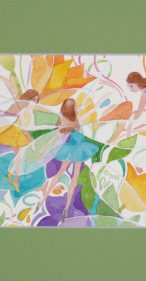 Dancing fairies - Flutterbyes 1 * free shipping * by Jolanta Czarnecka