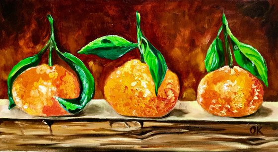 Still life with Oranges #4