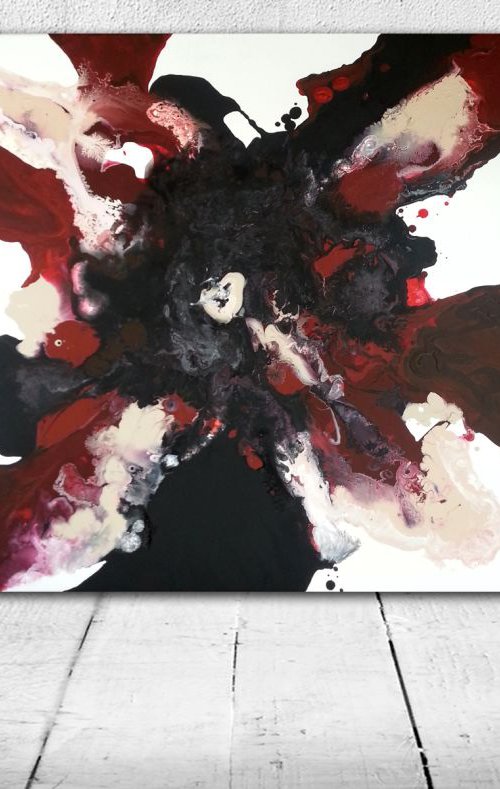 abstract (acrylic painting) by Burcu Akarcay