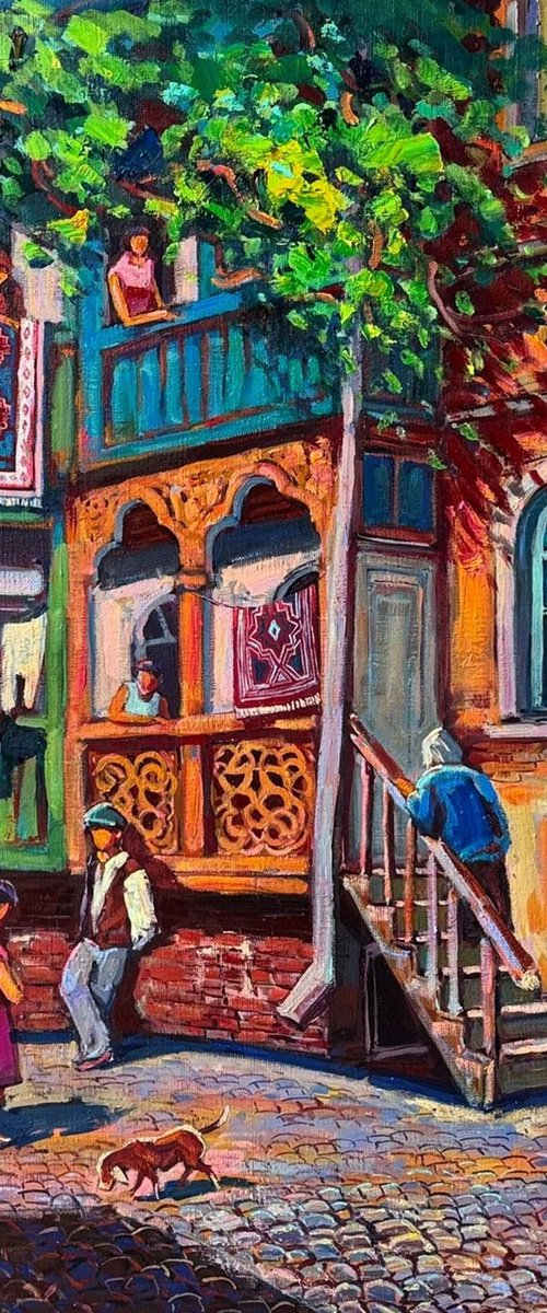 Childhood in the Old Courtyard by Mher Chatinyan
