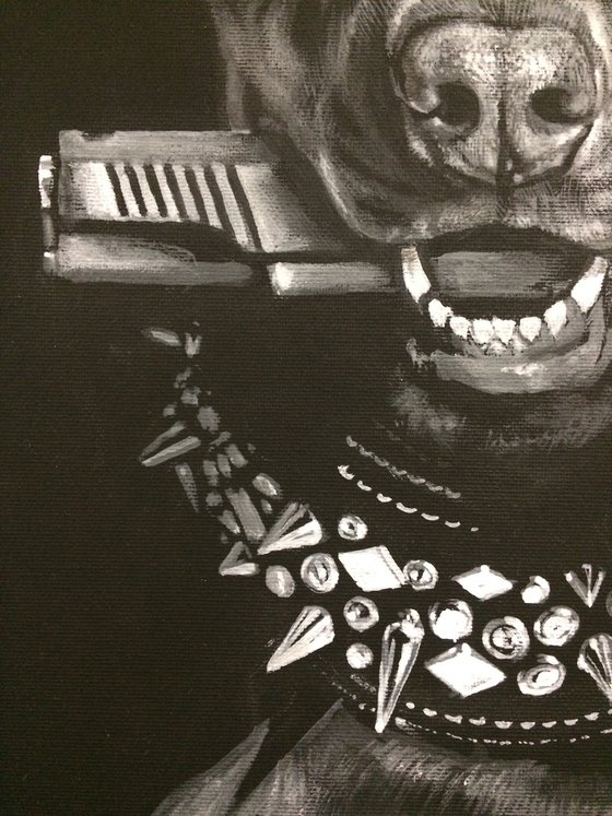 Barking gun (50X70)cm