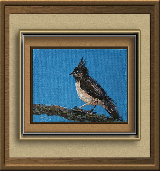 Mini Bird 02 / FROM MY A SERIES OF MINI WORKS BIRDS / ORIGINAL OIl PAINTING