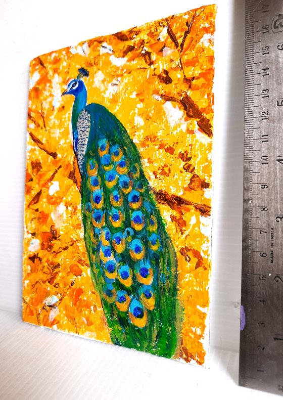 Set of two- Peacock and Owl