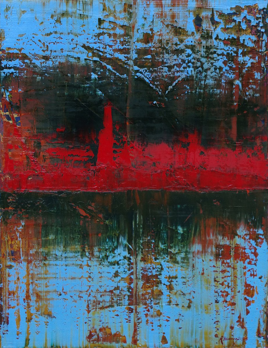 Abstract-45 By Richard Manning, 24 X 32, Artwork For Sale On Artfinder